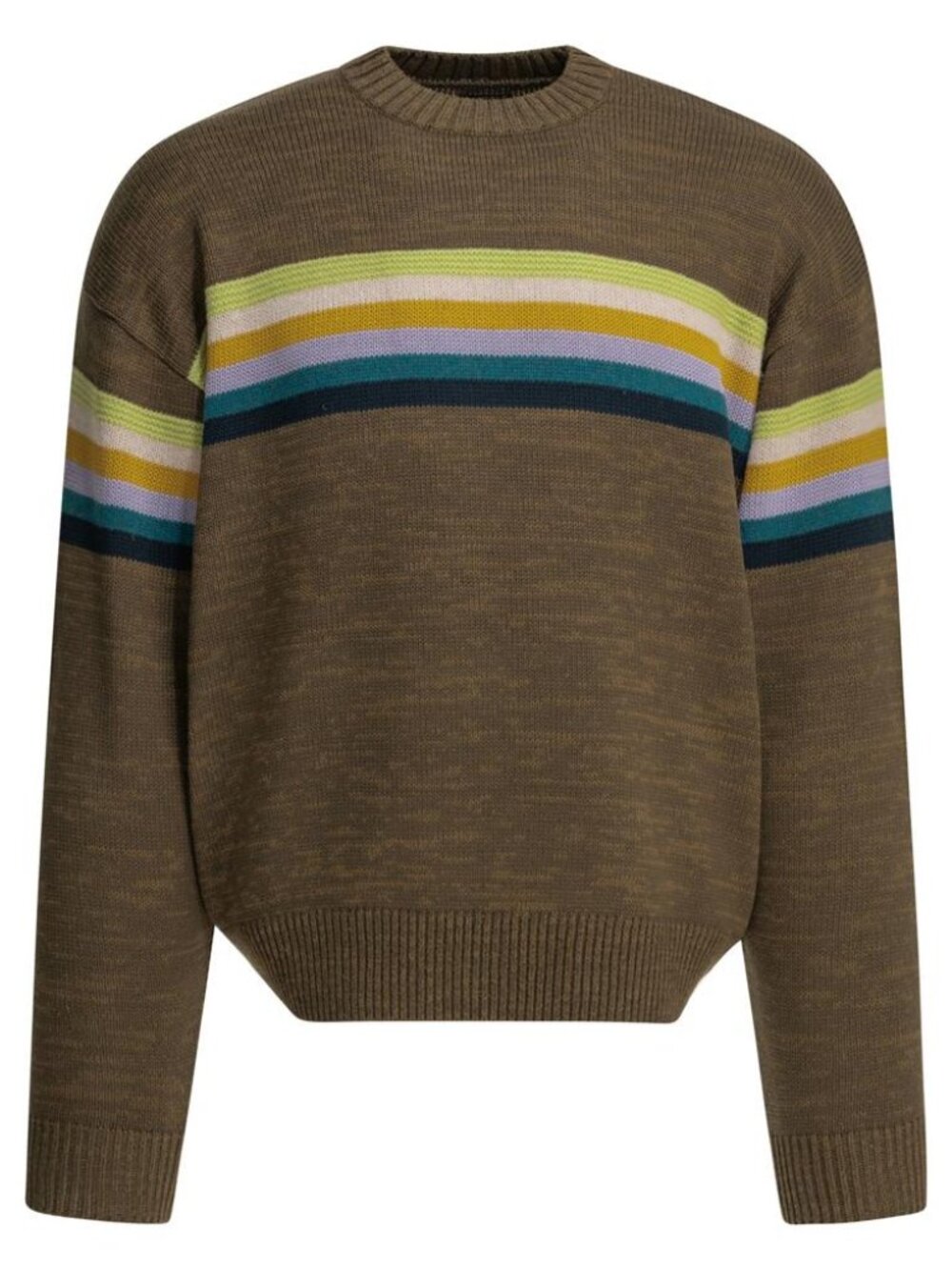 Kapital Peckish Rainbow Crewneck Sweater Tag Size 3 Men